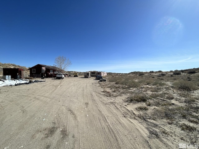 view of road