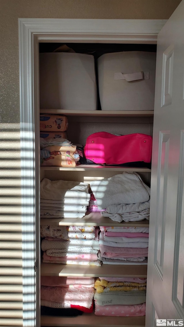 view of closet