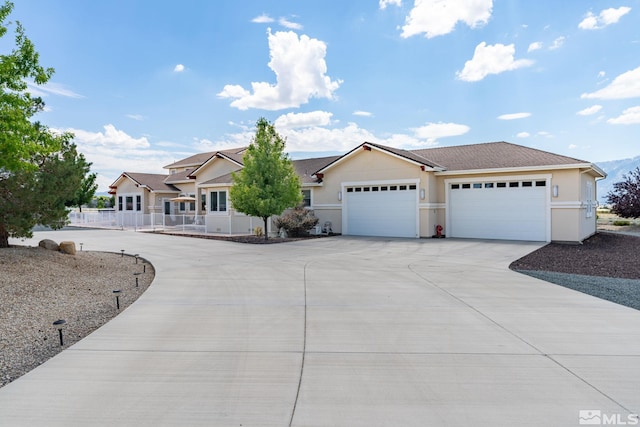 ranch-style house with a garage