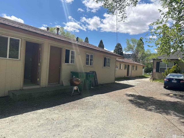 view of rear view of house