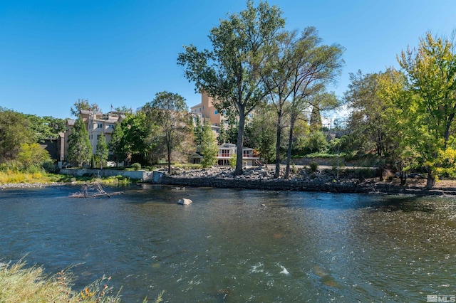 view of water feature