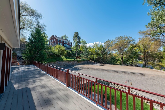 view of deck