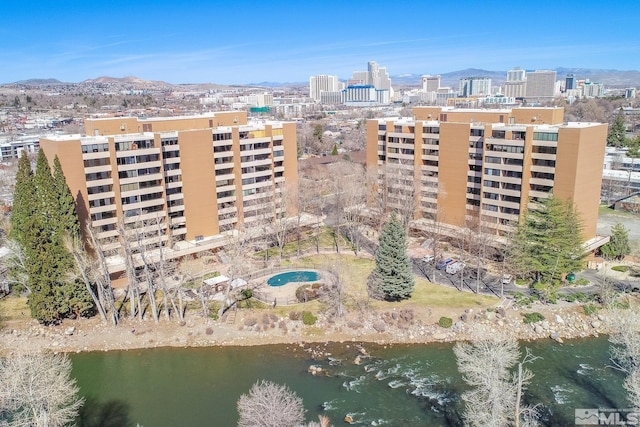 view of property featuring a mountain view