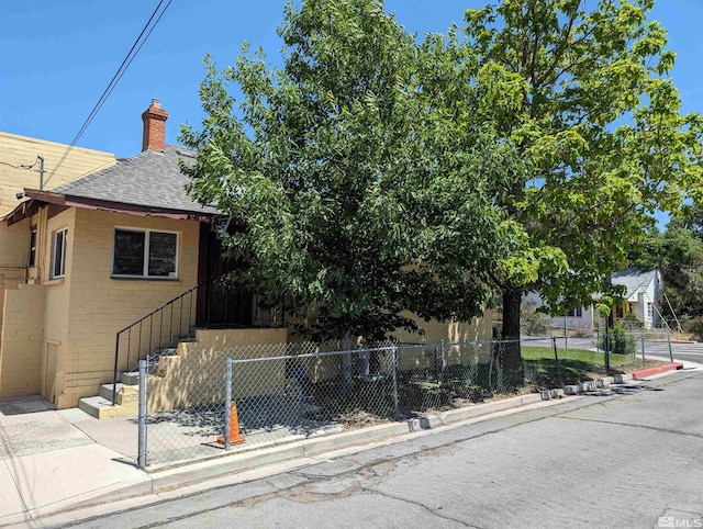 view of front of home