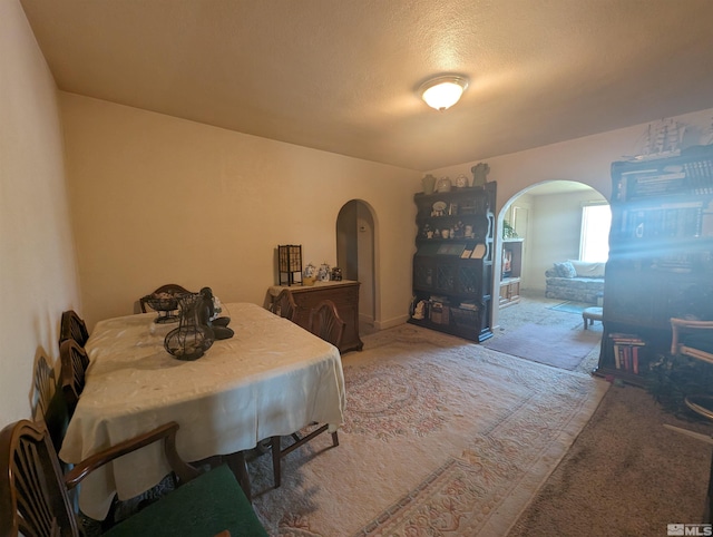 bedroom with carpet