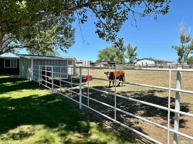 view of stable