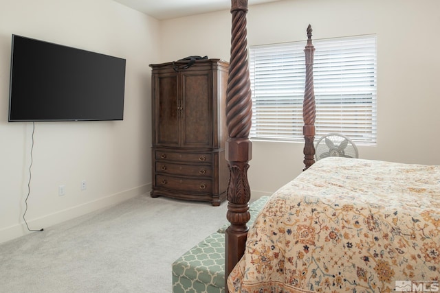 bedroom with carpet flooring