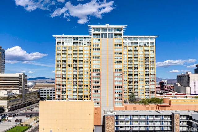 view of property with a mountain view
