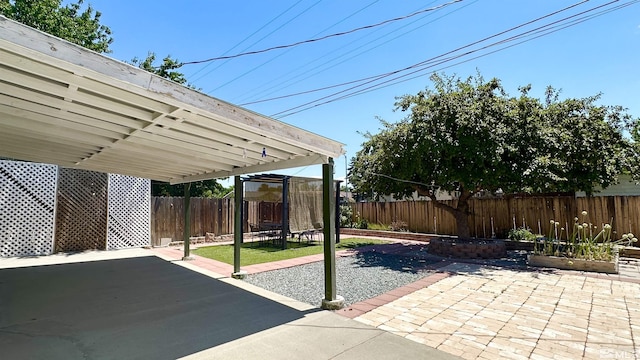 view of patio