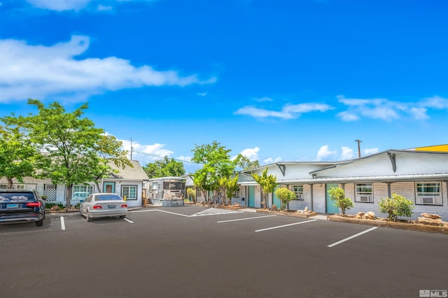 view of car parking