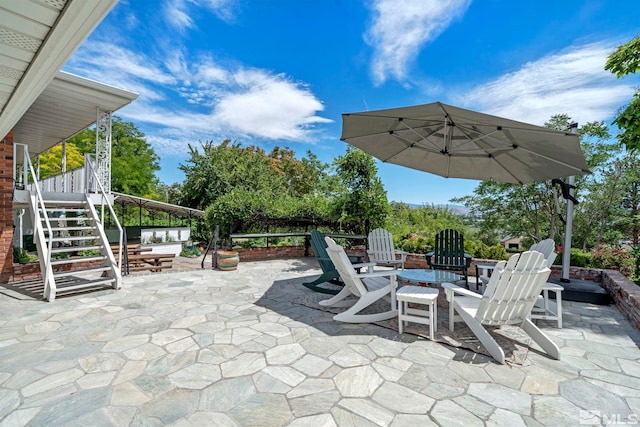 view of patio