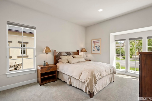 bedroom featuring carpet floors