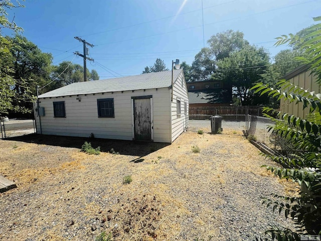 view of outdoor structure