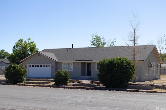 ranch-style house with a garage