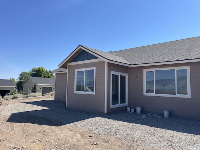 view of rear view of property