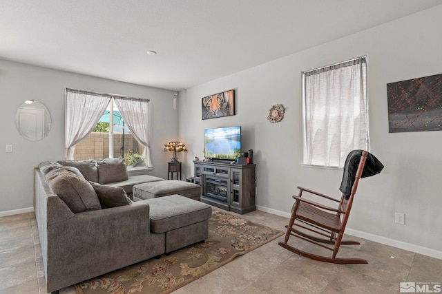 view of living room