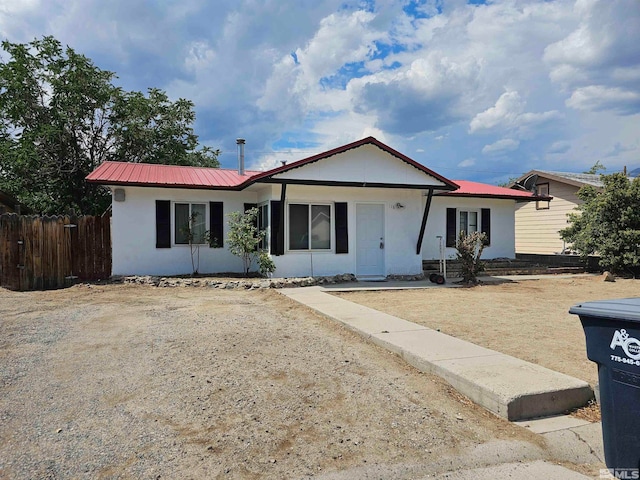 view of ranch-style house