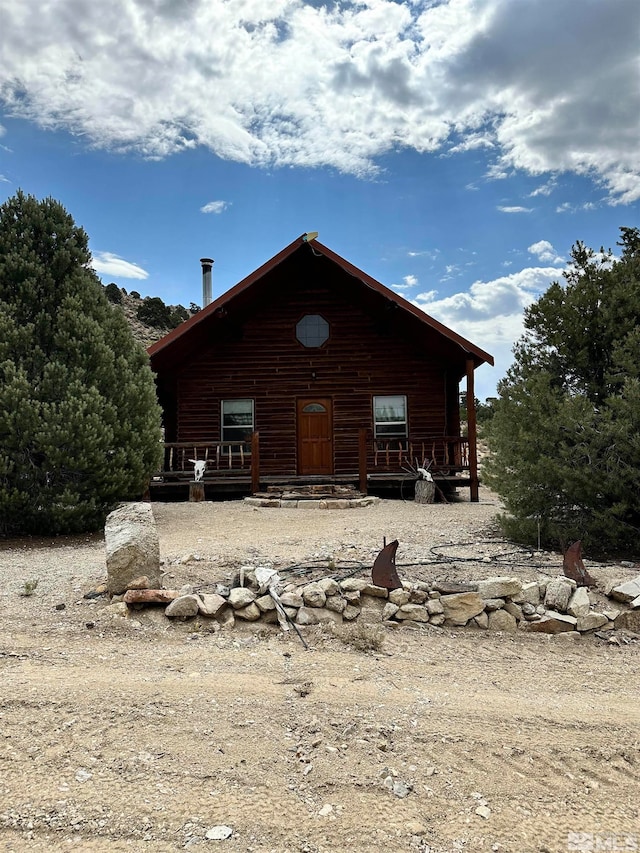 view of side of property