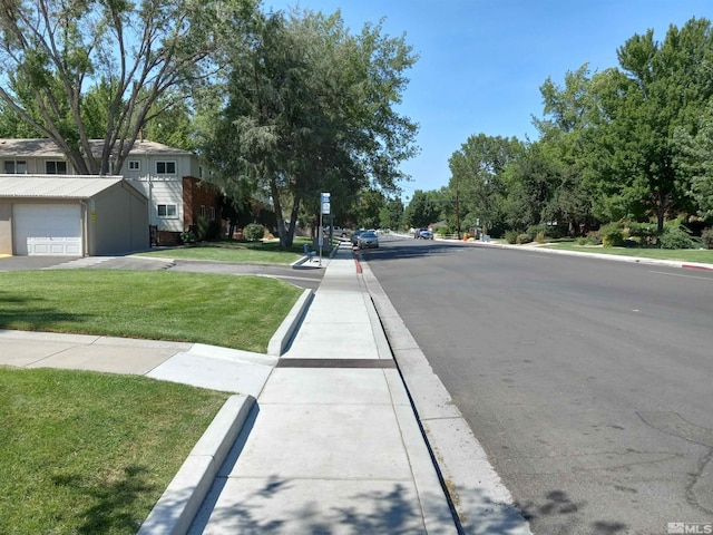 view of road