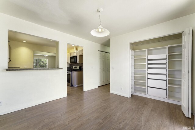 interior space featuring hardwood / wood-style floors