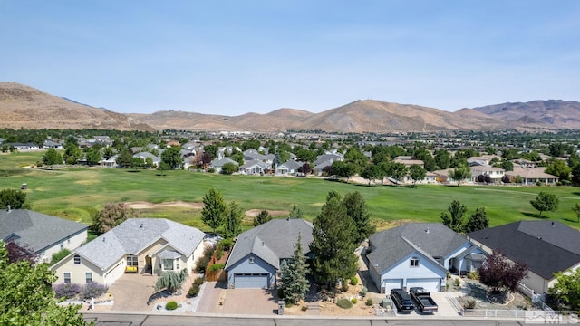 exterior space featuring a residential view and a mountain view