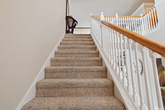 view of stairs