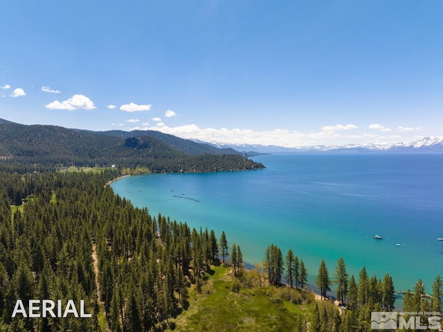 water view featuring a mountain view