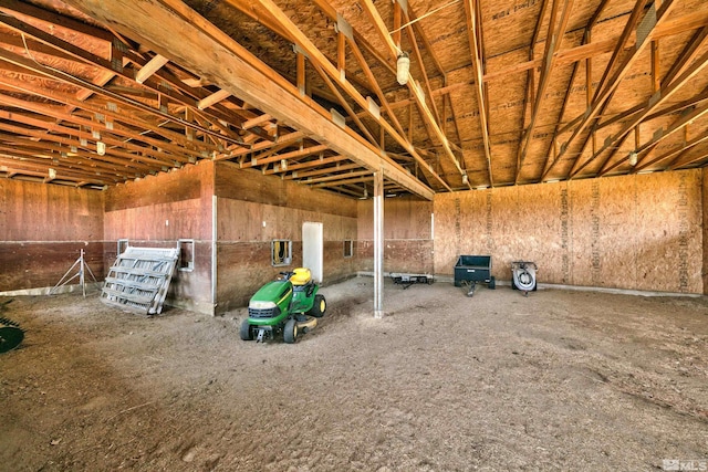 view of basement