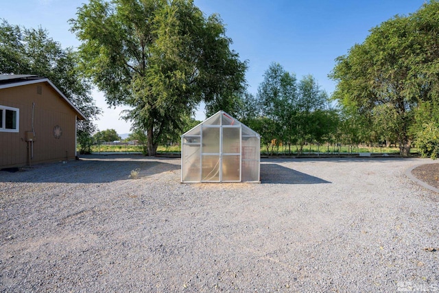 view of outbuilding