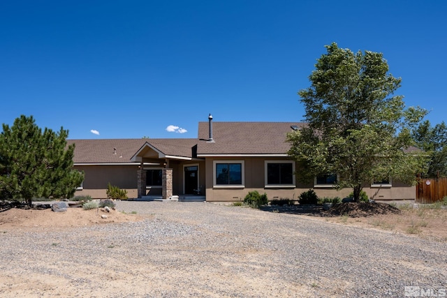 view of ranch-style home