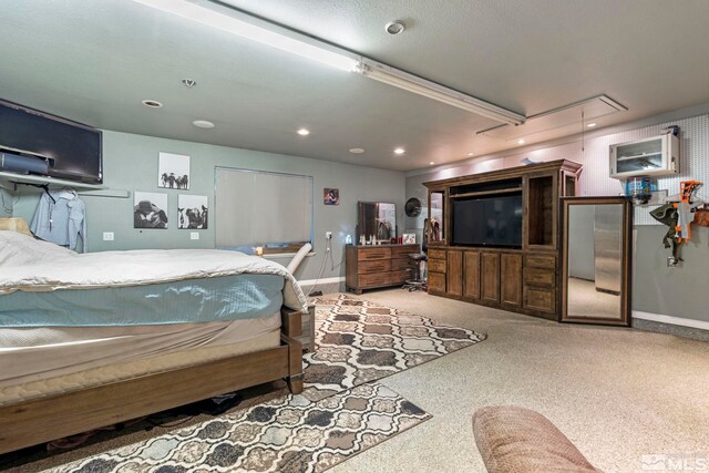 bedroom featuring carpet floors