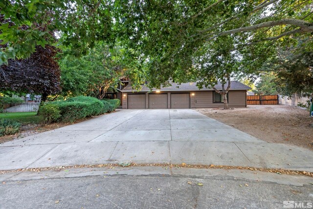 ranch-style house with a garage