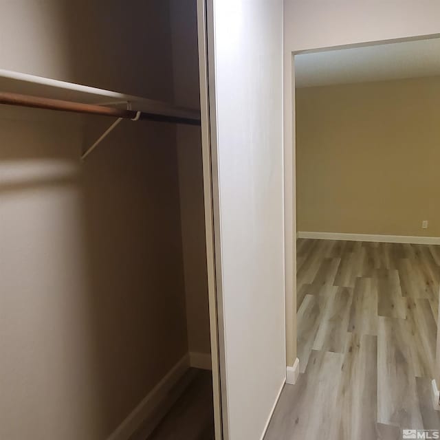 view of closet