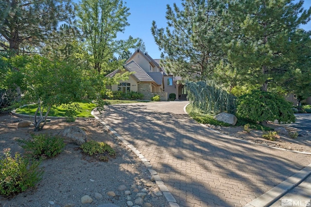 view of front of home