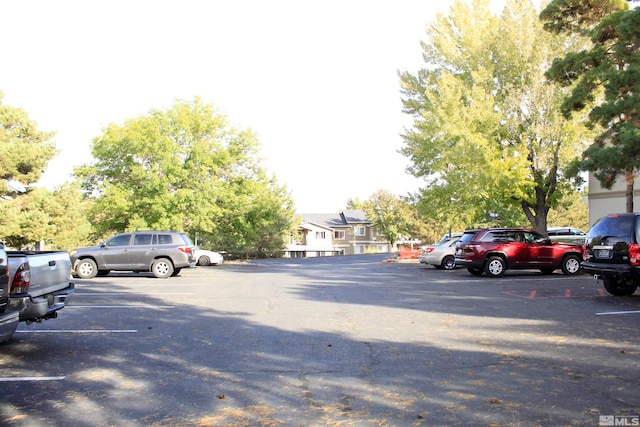 view of uncovered parking lot