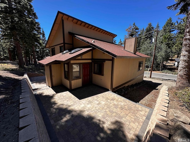 exterior space with a patio