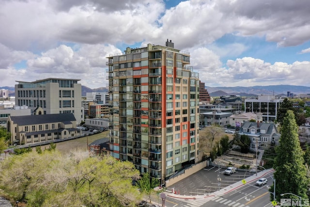 view of property featuring a mountain view