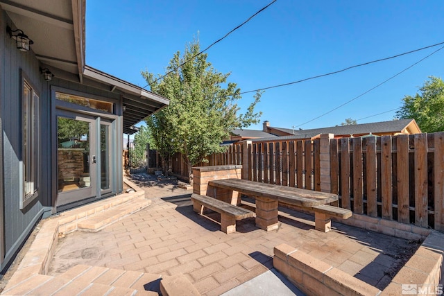 view of patio