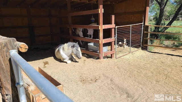 view of stable