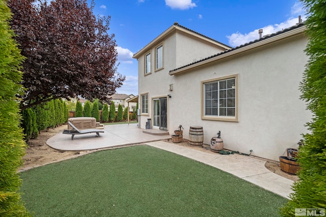 exterior space with a patio area