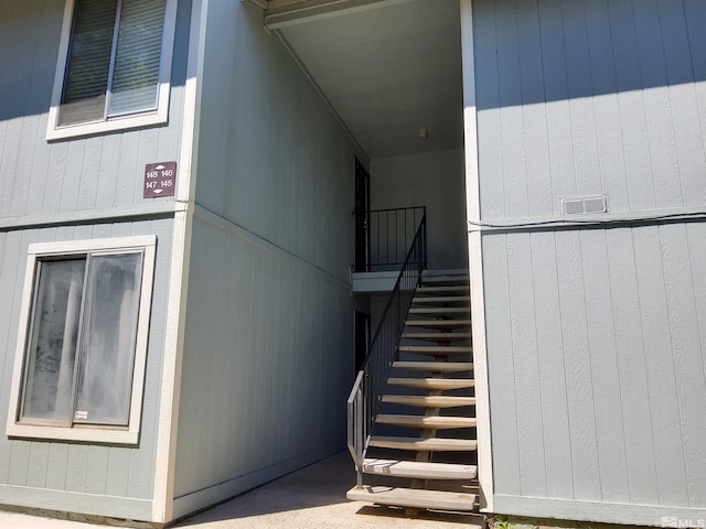 view of staircase