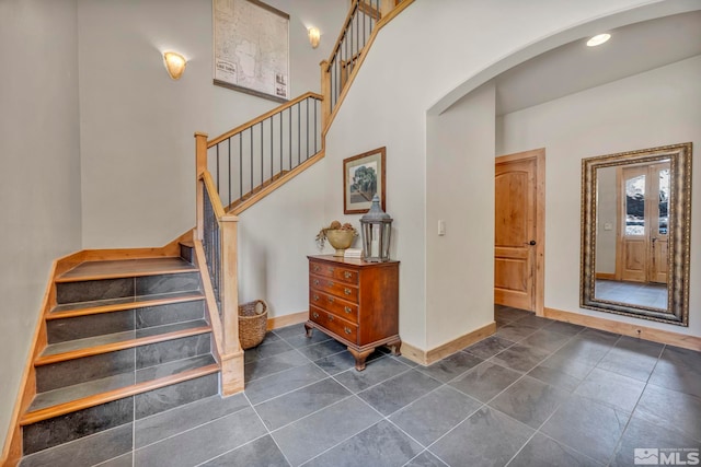 interior space featuring tile patterned floors