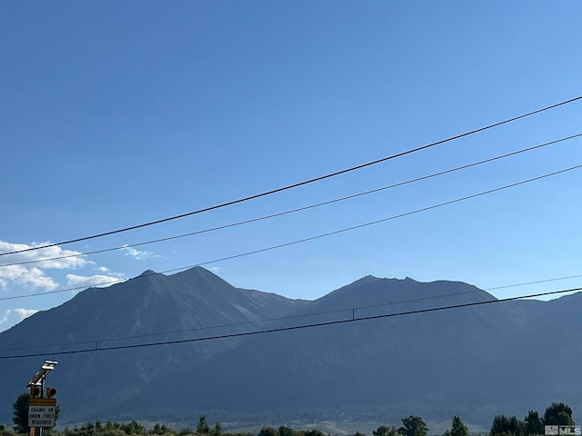 view of mountain feature