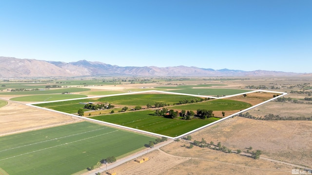 exterior space featuring a mountain view