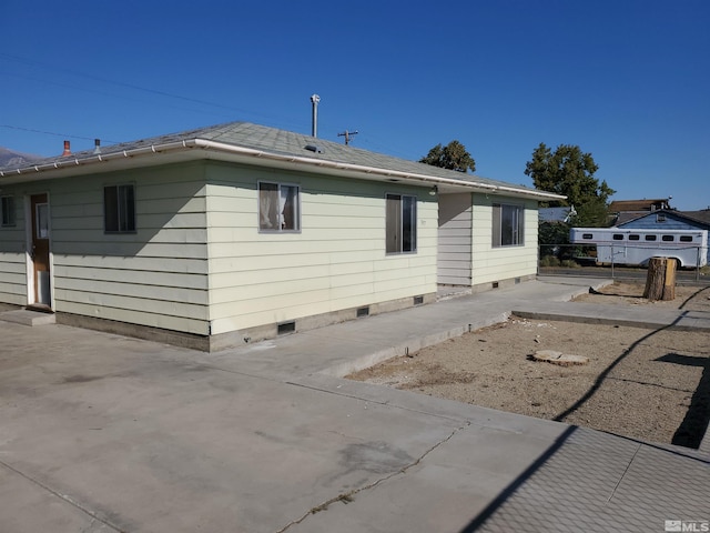 exterior space featuring a patio