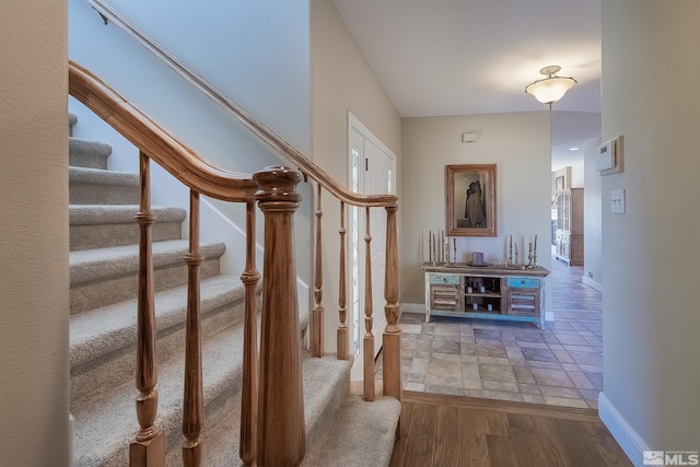 interior space featuring hardwood / wood-style flooring