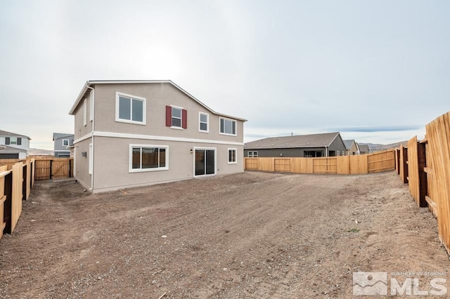 view of rear view of property