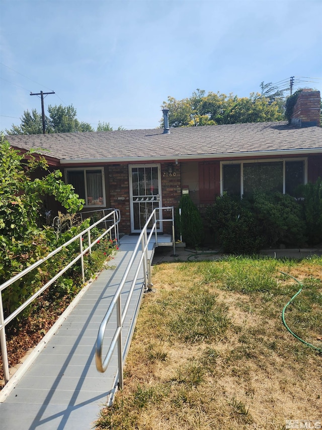 view of ranch-style house