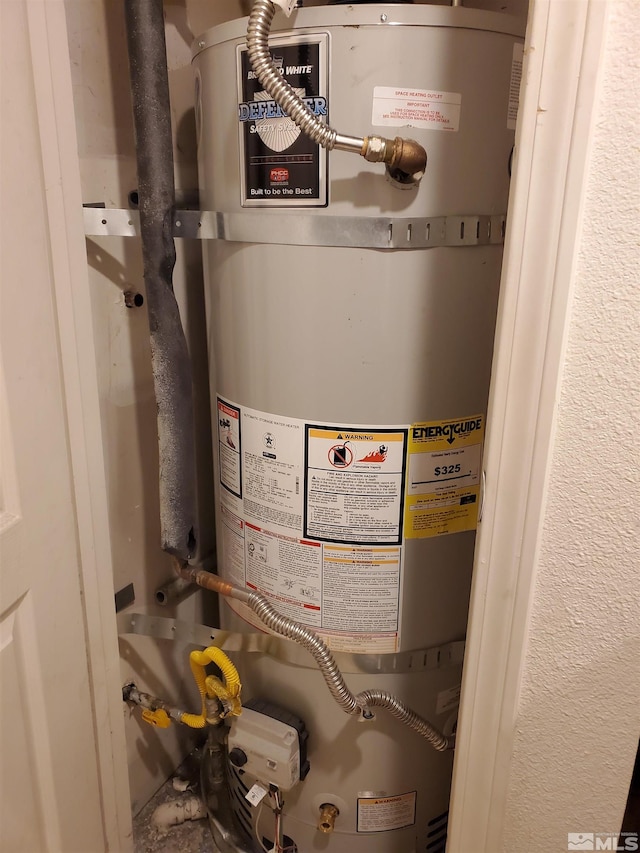 utilities featuring water heater