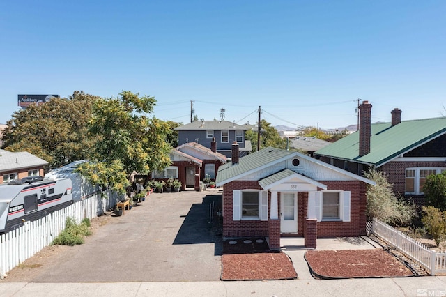 view of front of home